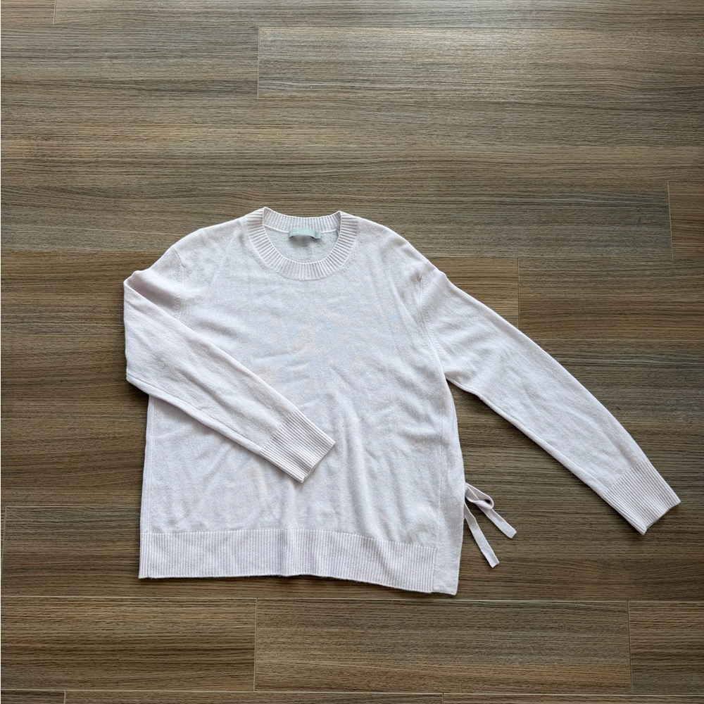 Vince Light Pink Crewneck Cashmere Sweater